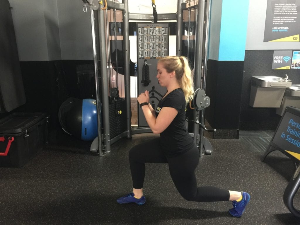 bodyweight leg workout lunges